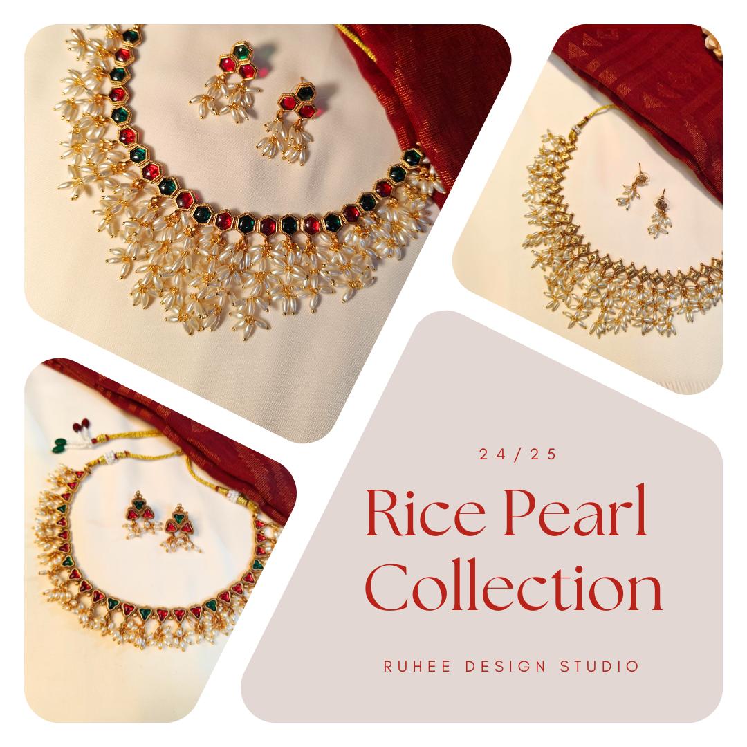 Rice Pearl Necklaces