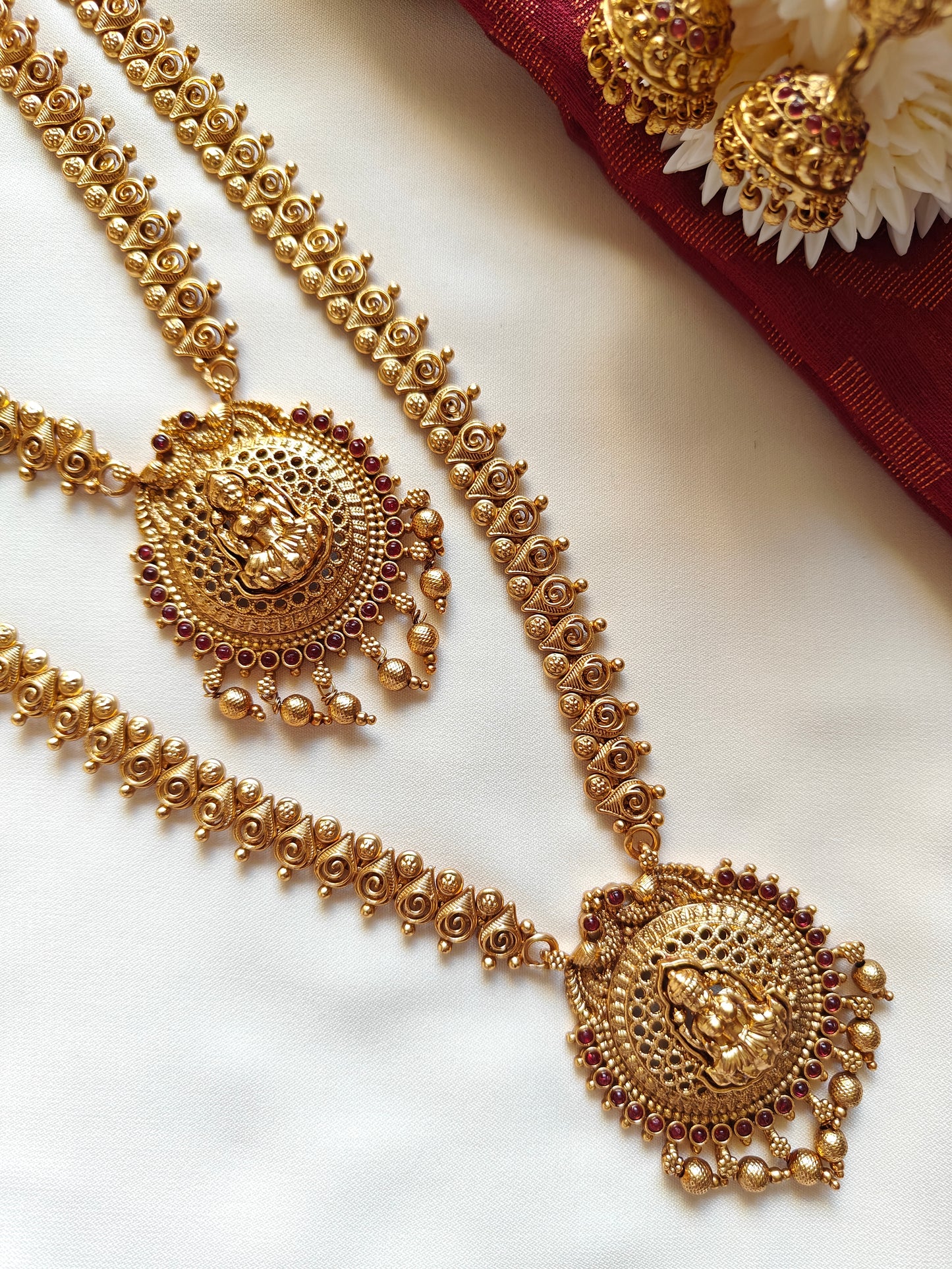 Laxmi haar combo necklace set